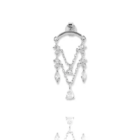 3 Tier Chandelier Stud Earring