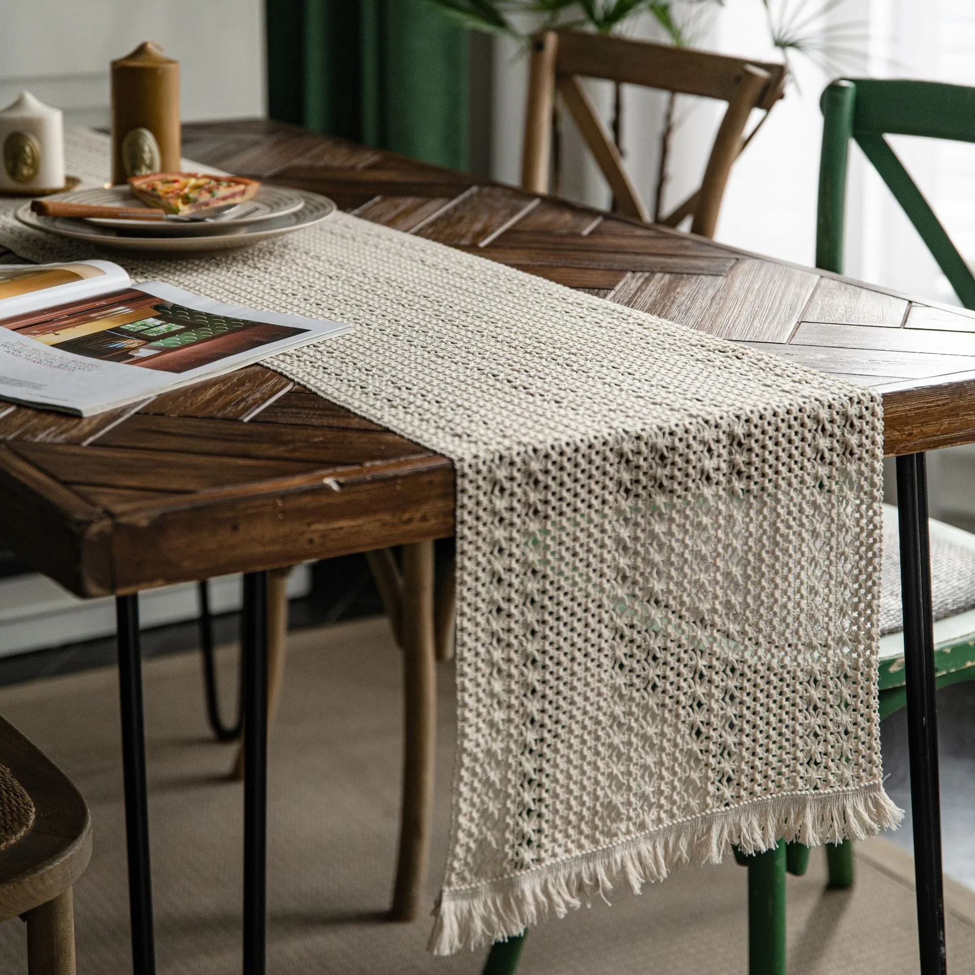 30X200 : 11.81″ * 78.74″, MULTI PATTERNED TABLE CLOTH TABLE RUNNER