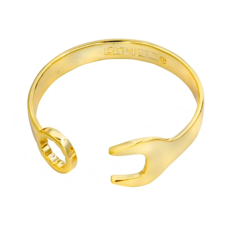 6mm Large Gold Filled Spanner Wrench Bangle Adjustable