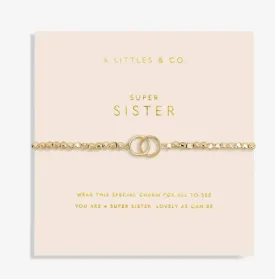 A Little Super Sister Gold Bracelet