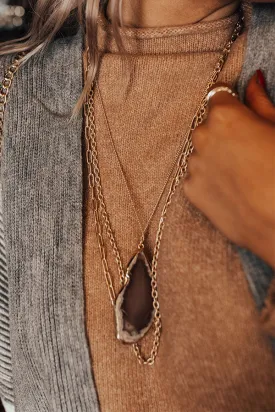 Always Flirting Layered Necklace in Gold