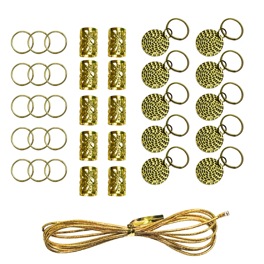 Annie Braid Charm Set - Patterned Circle #1402