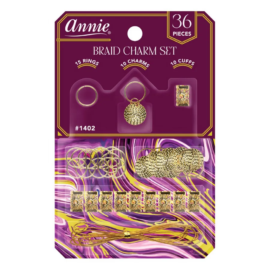 Annie Braid Charm Set - Patterned Circle #1402