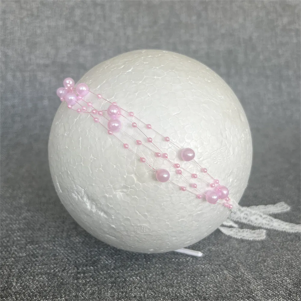 Babymoon Baby Girl' s Pearl Designer Headband | Girls Hair Accessories | Pink