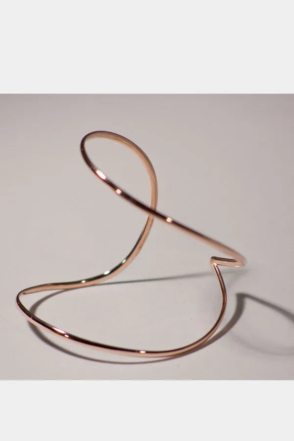 Bare Malleable Teardrop Cuff