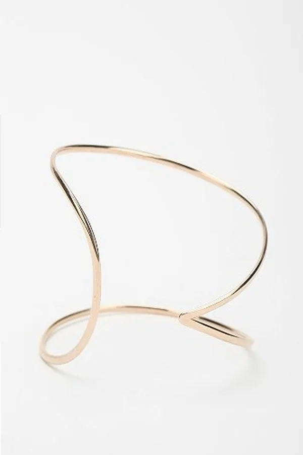 Bare Malleable Teardrop Cuff