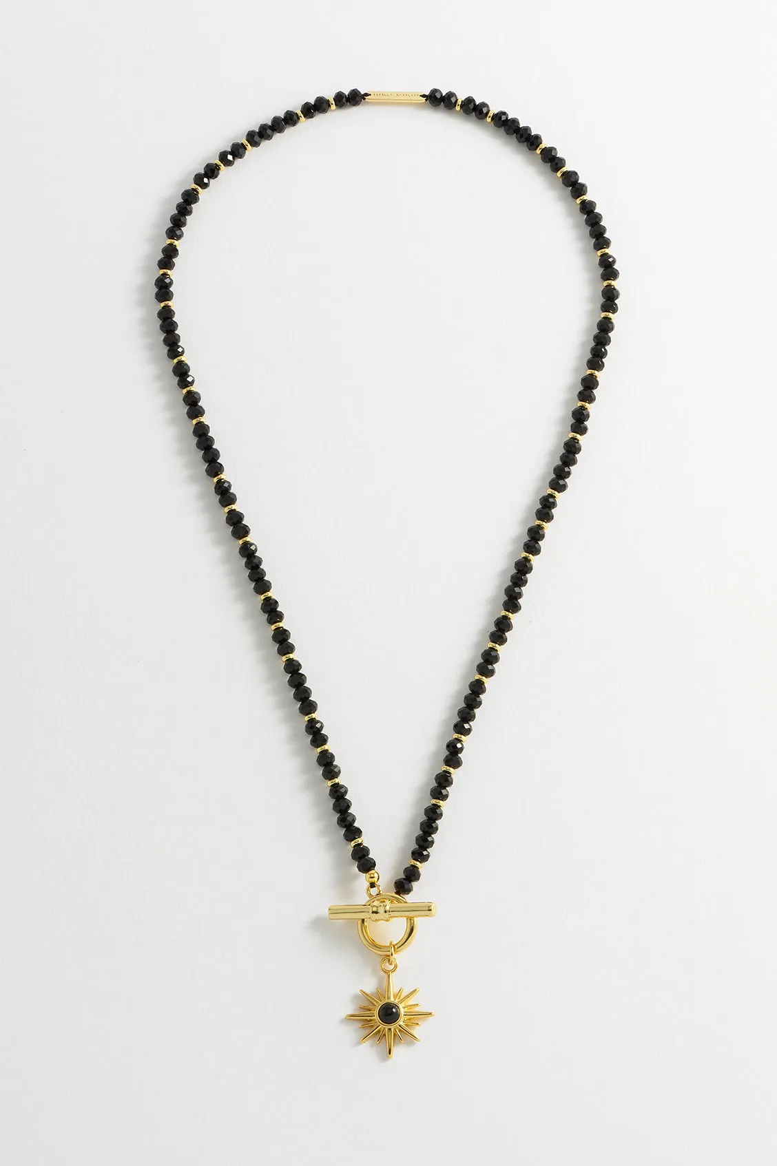 Beaded Star T-Bar Pendant