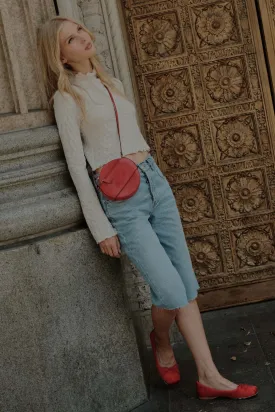 Beautiful Spirit Textured Knit Mock-Neck Top