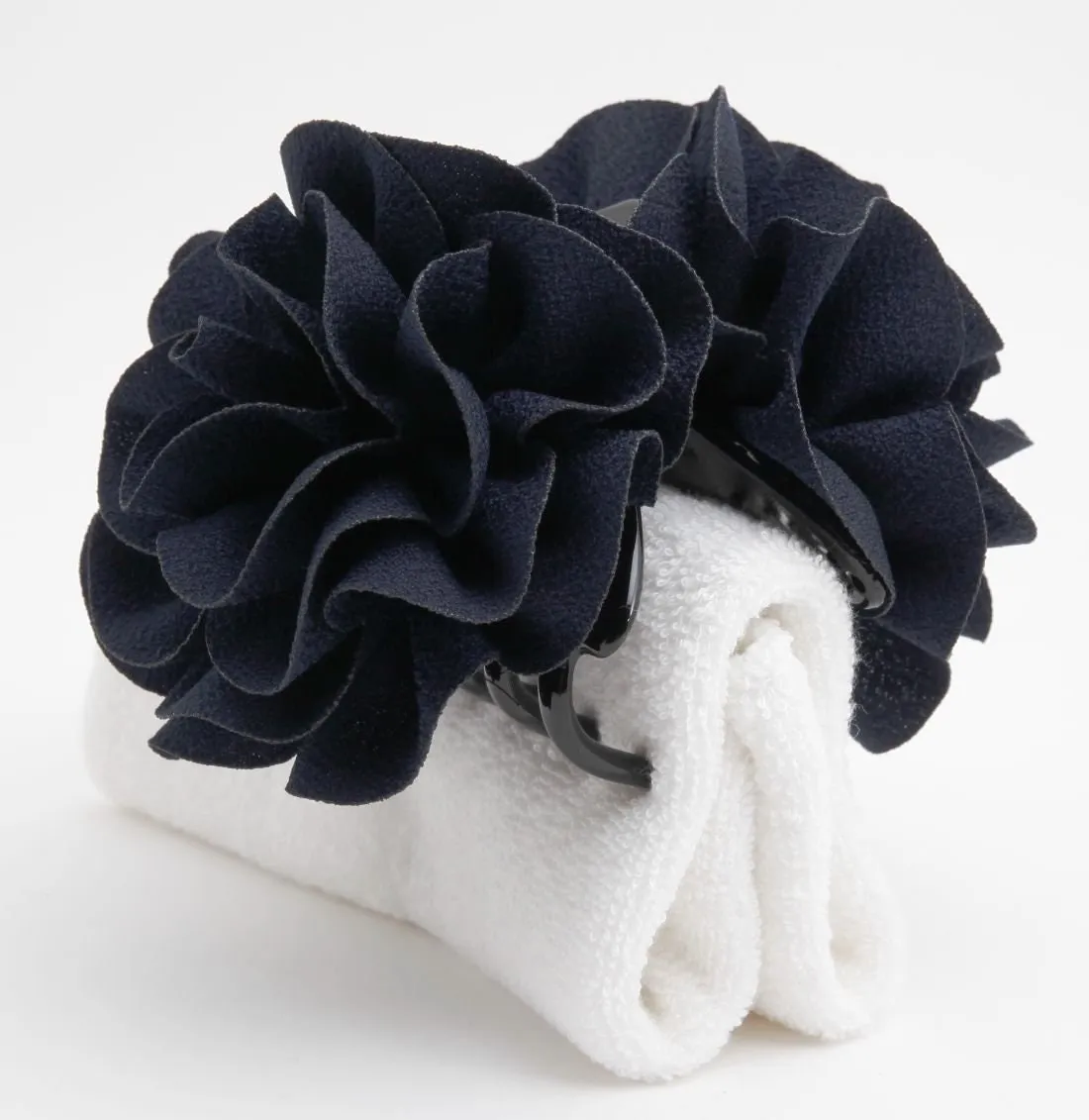 Dahlia Thick Embossing Petal Flower Hair Jaw Claw Clip Women Hair Clamp Accessories