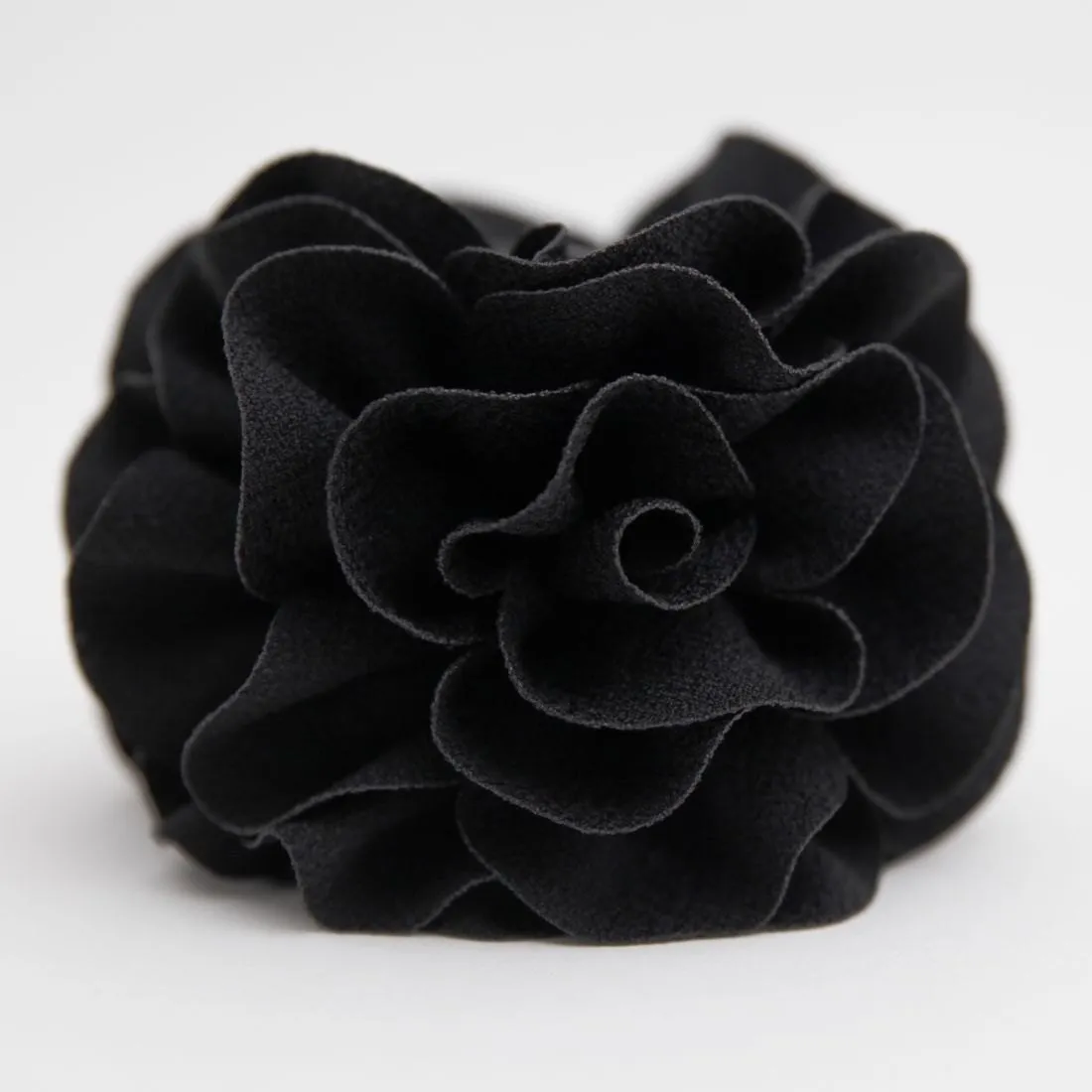 Dahlia Thick Embossing Petal Flower Hair Jaw Claw Clip Women Hair Clamp Accessories