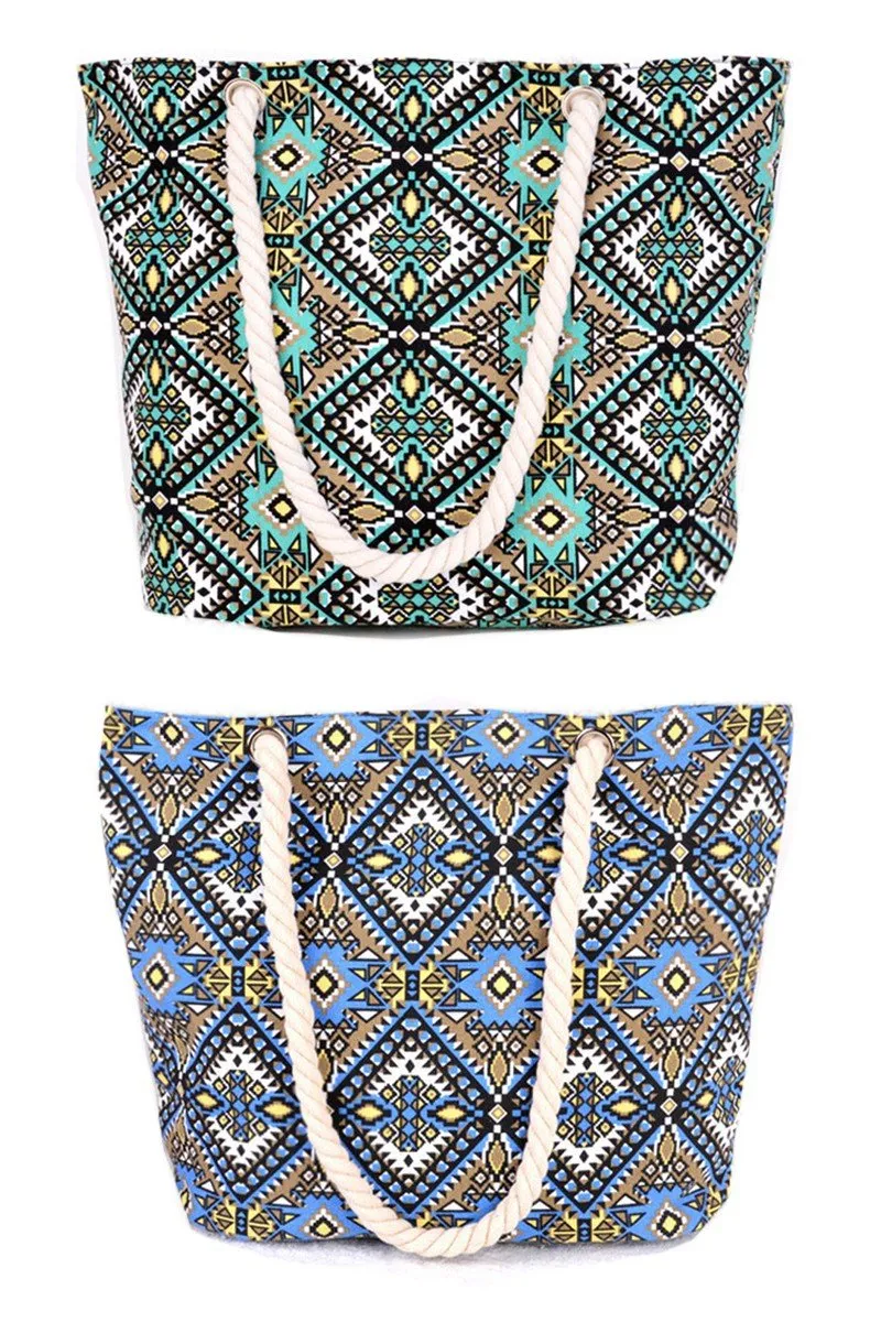 DANDY PATTERNED FASHION LIGHT BEACH BAGS