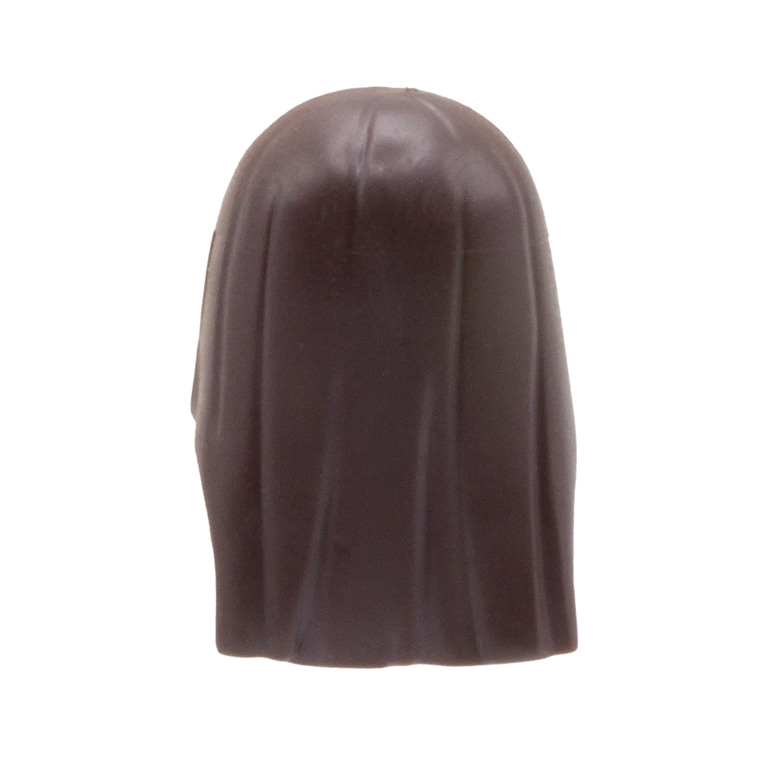 Dark Brown Over Shoulder with Blunt Fringe - LEGO Minifigure Hair