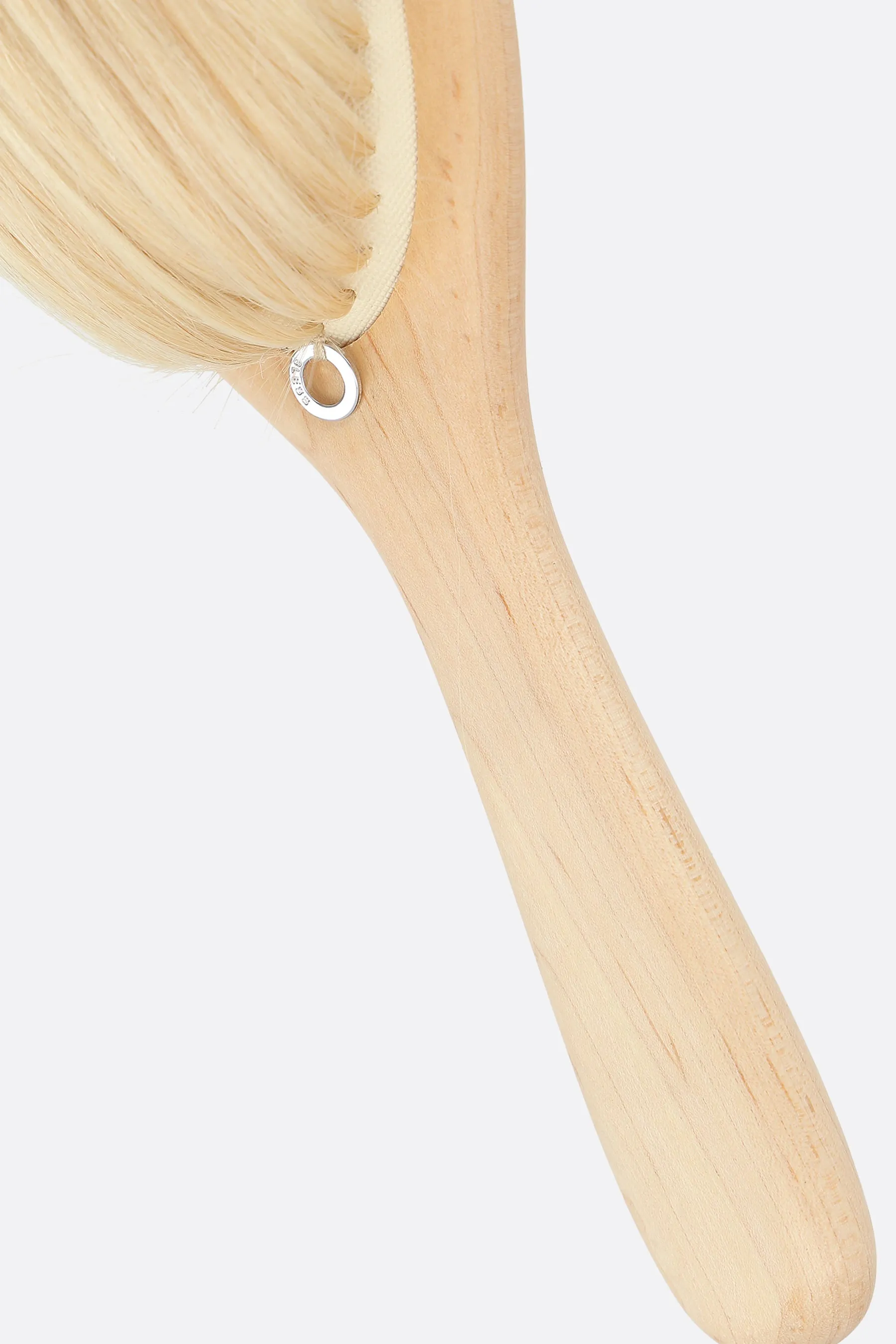 decorative hairbrush with real hair