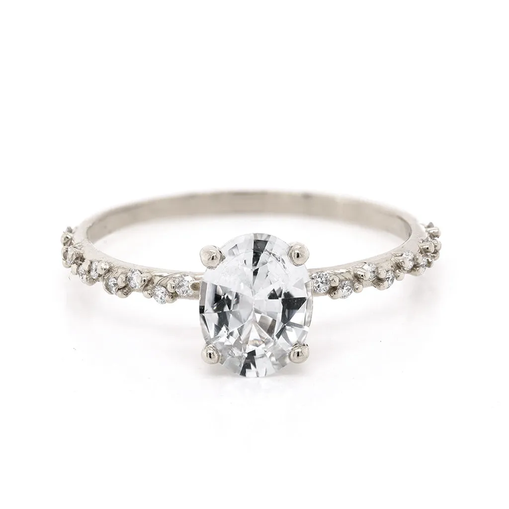 Eden | sapphire & diamonds