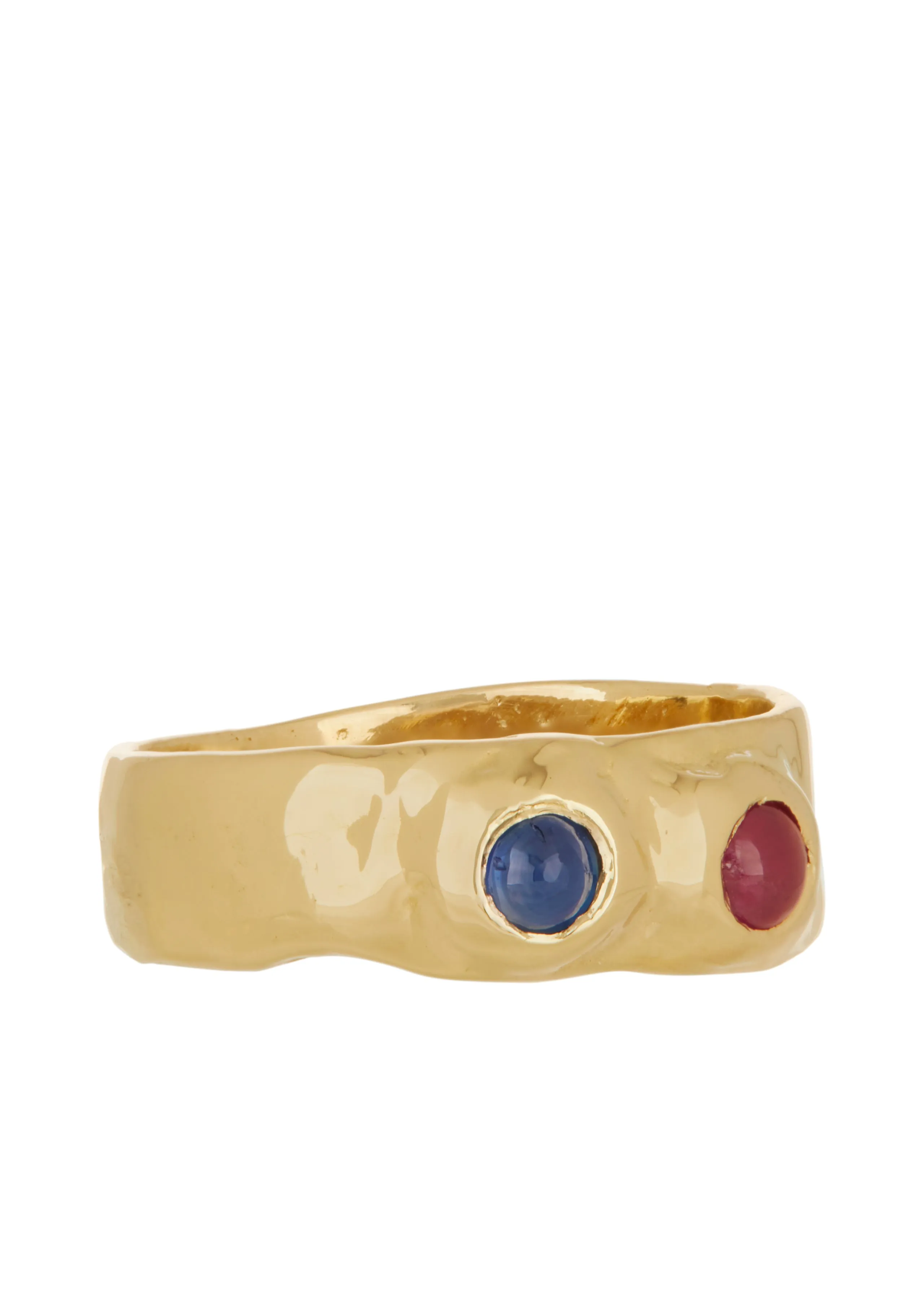 Felt Ring Divine 14k - Ruby & Sapphire