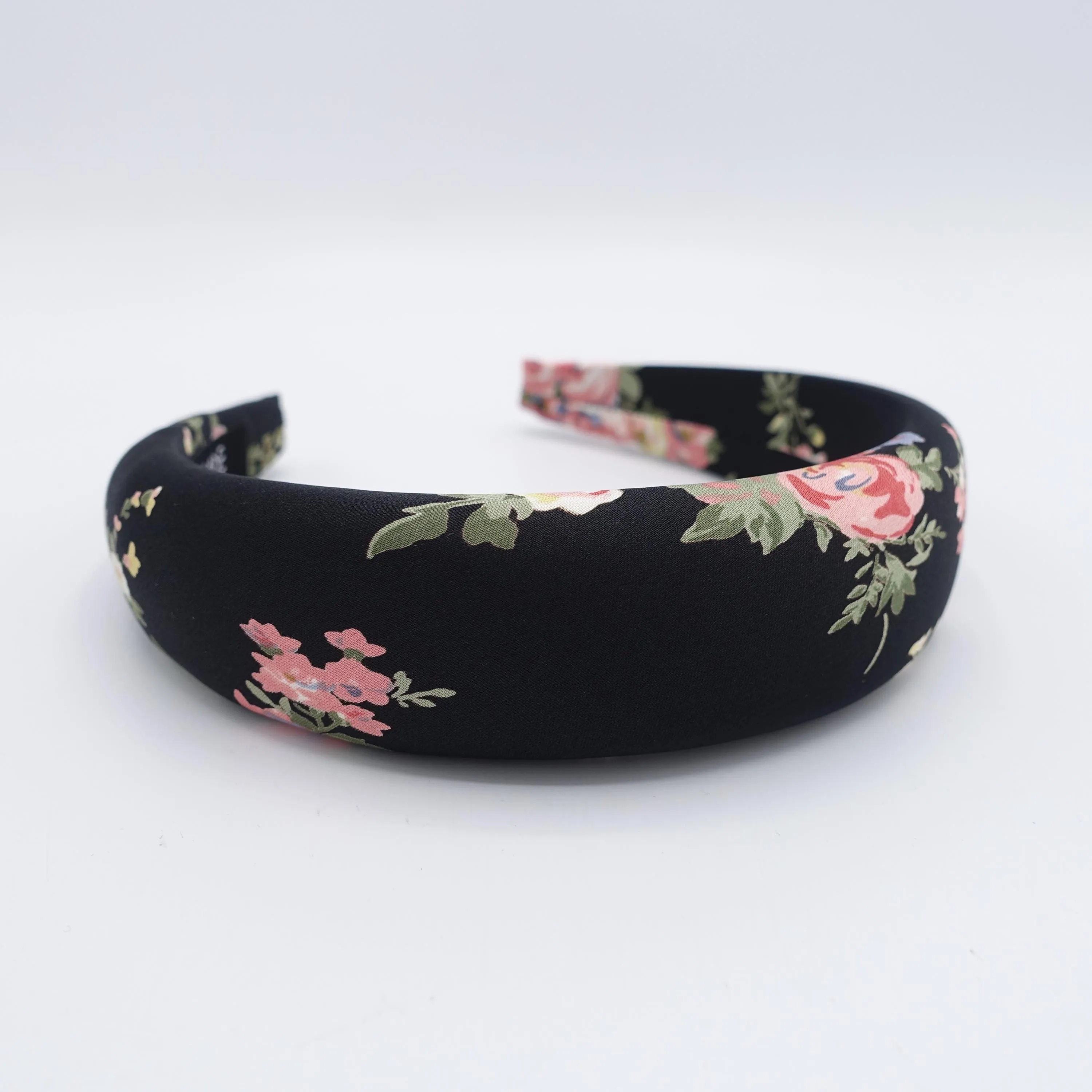 floral headband, padded headband, floral padded headband for women