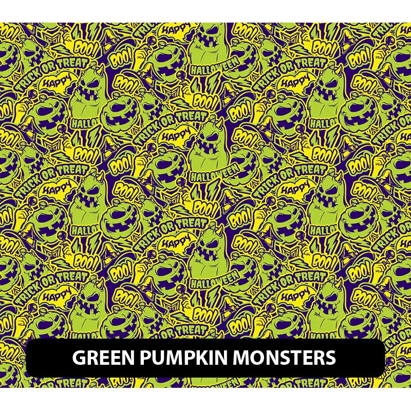 Halloween Patterned HTV (18.5" x 12")