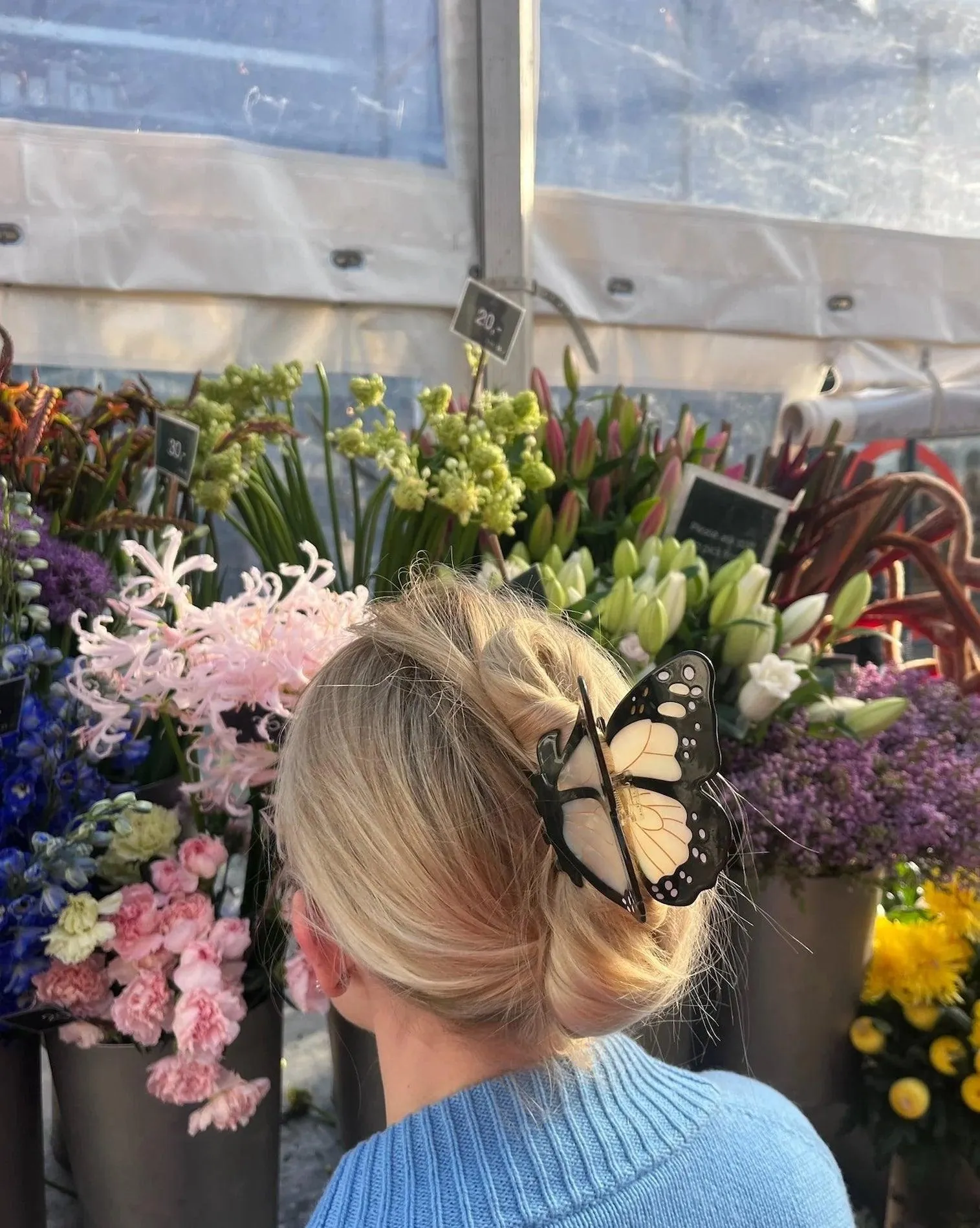 Hand-Painted Hair Clips