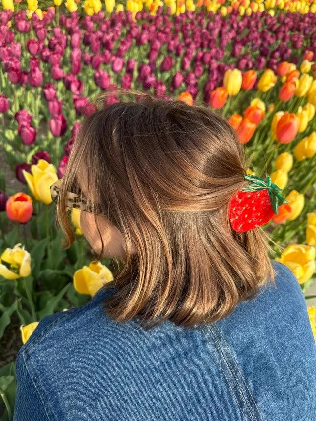 Hand-Painted Hair Clips