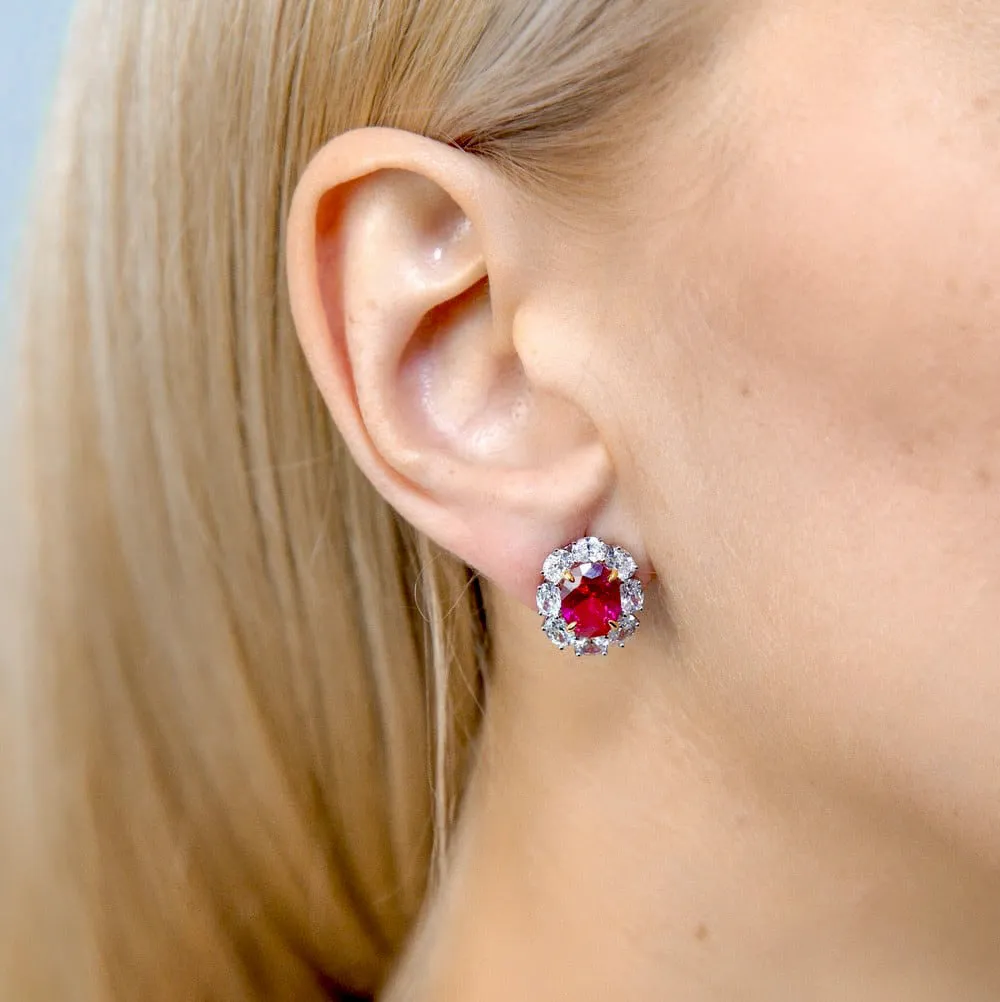 Humphrey Ruby Earrings