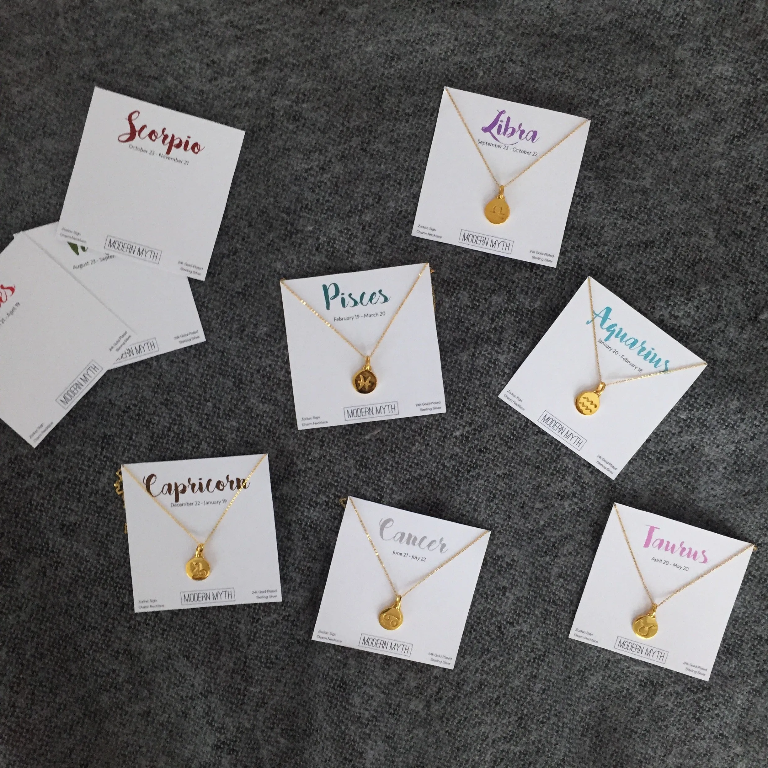 Leo Necklace, Solid Gold