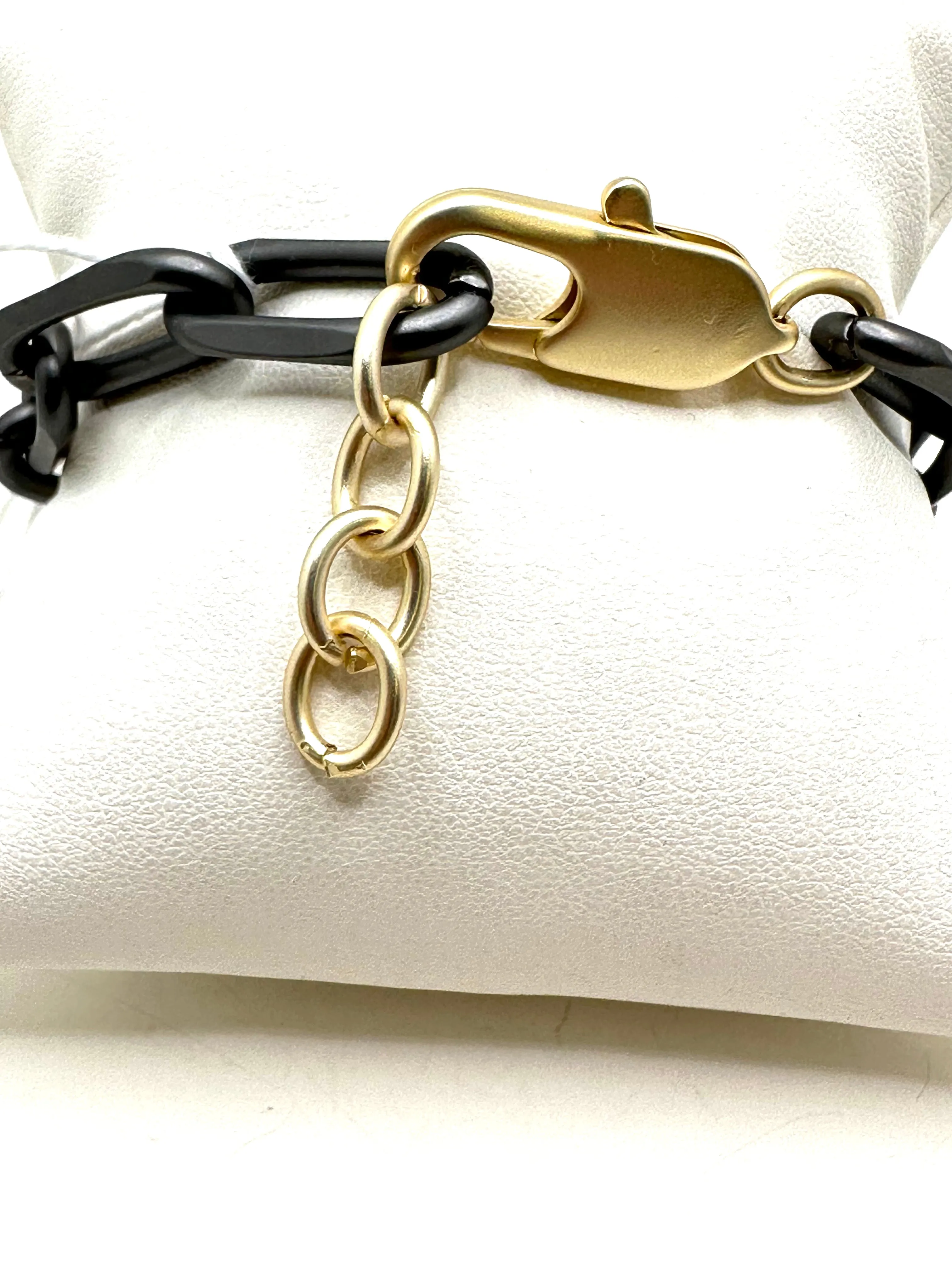 Matte Gunmetal Link Bracelet