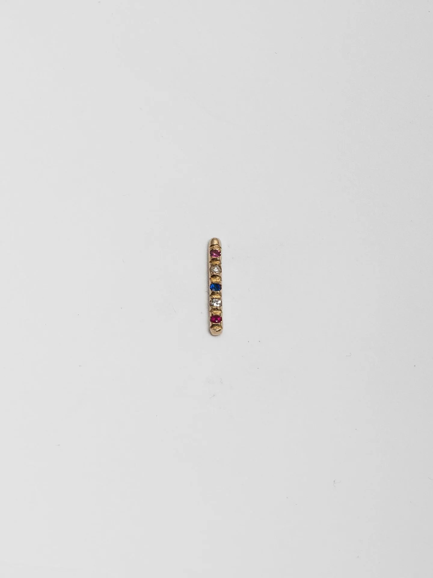 Mixed Gemstone Rod Stud
