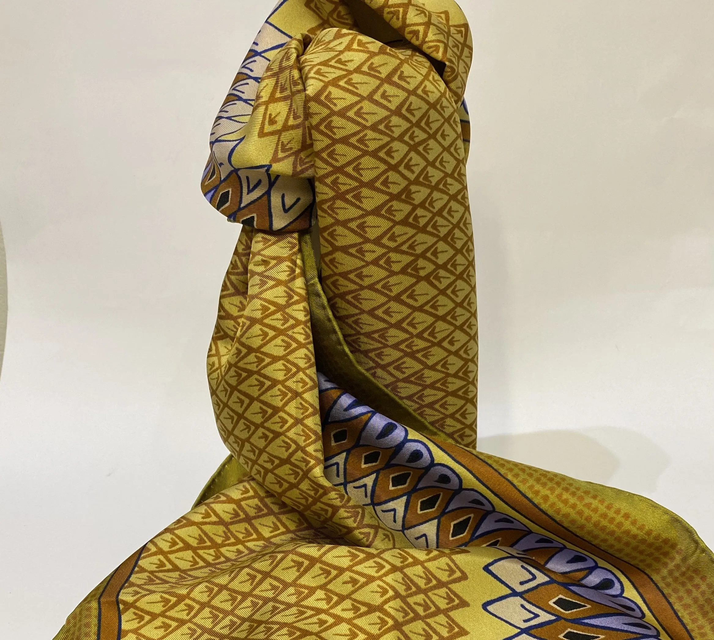 'Owl' Silk Scarf by Faye Stevens