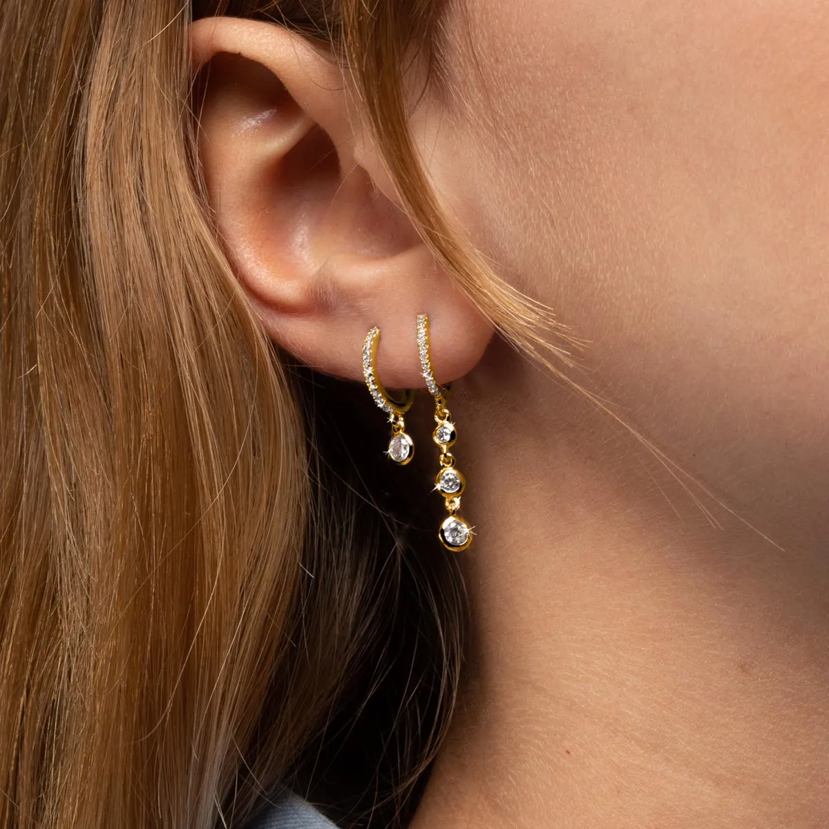 Polaris Gold Earrings
