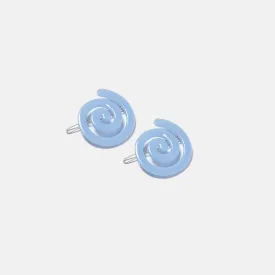 Spiral Clips - Periwinkle (Set of 2)
