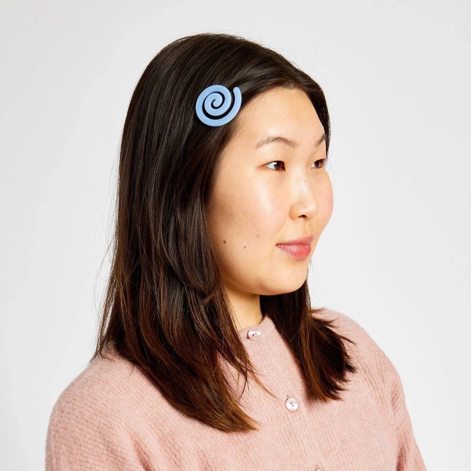 Spiral Clips - Periwinkle (Set of 2)