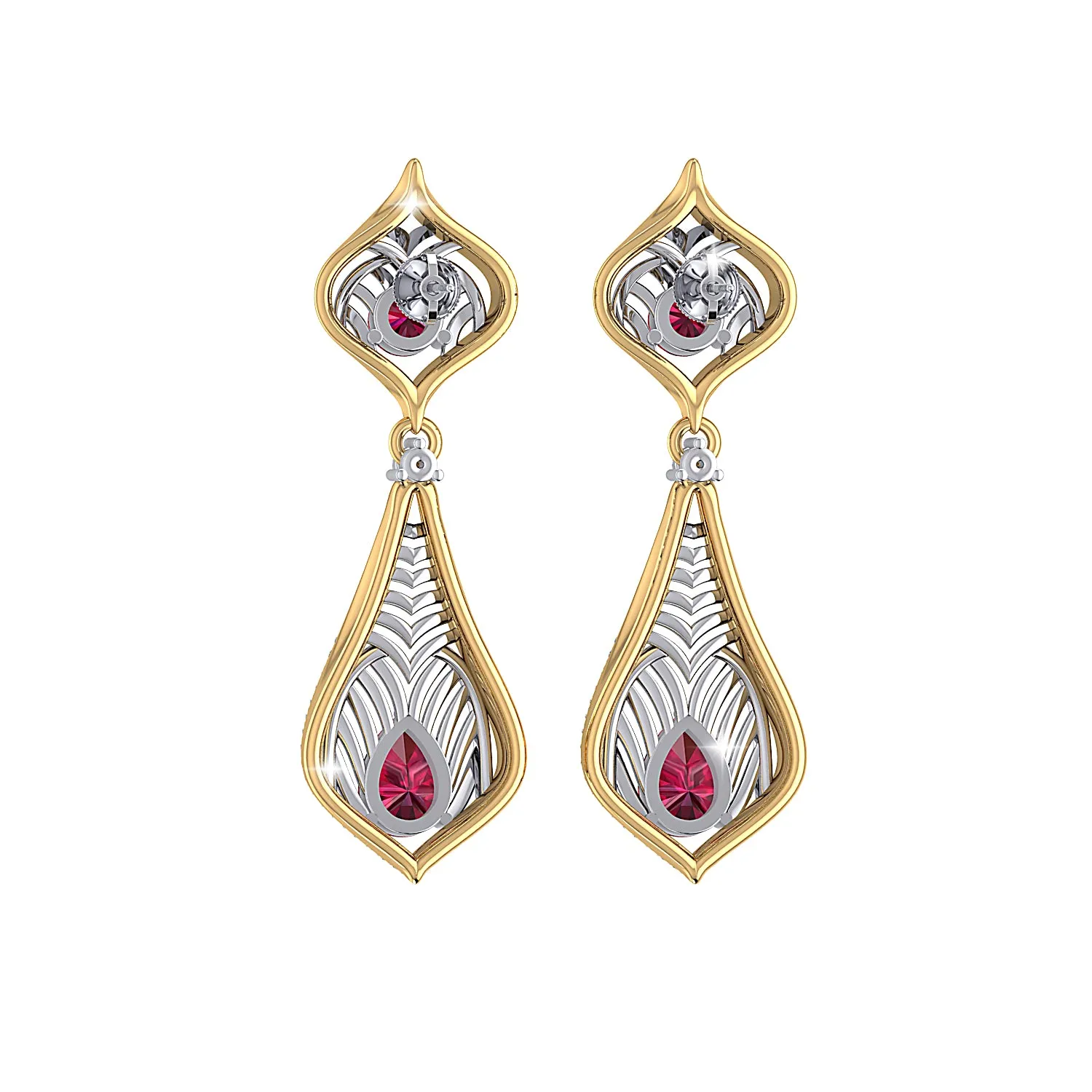 THE RUBY REGALIA EARRINGS