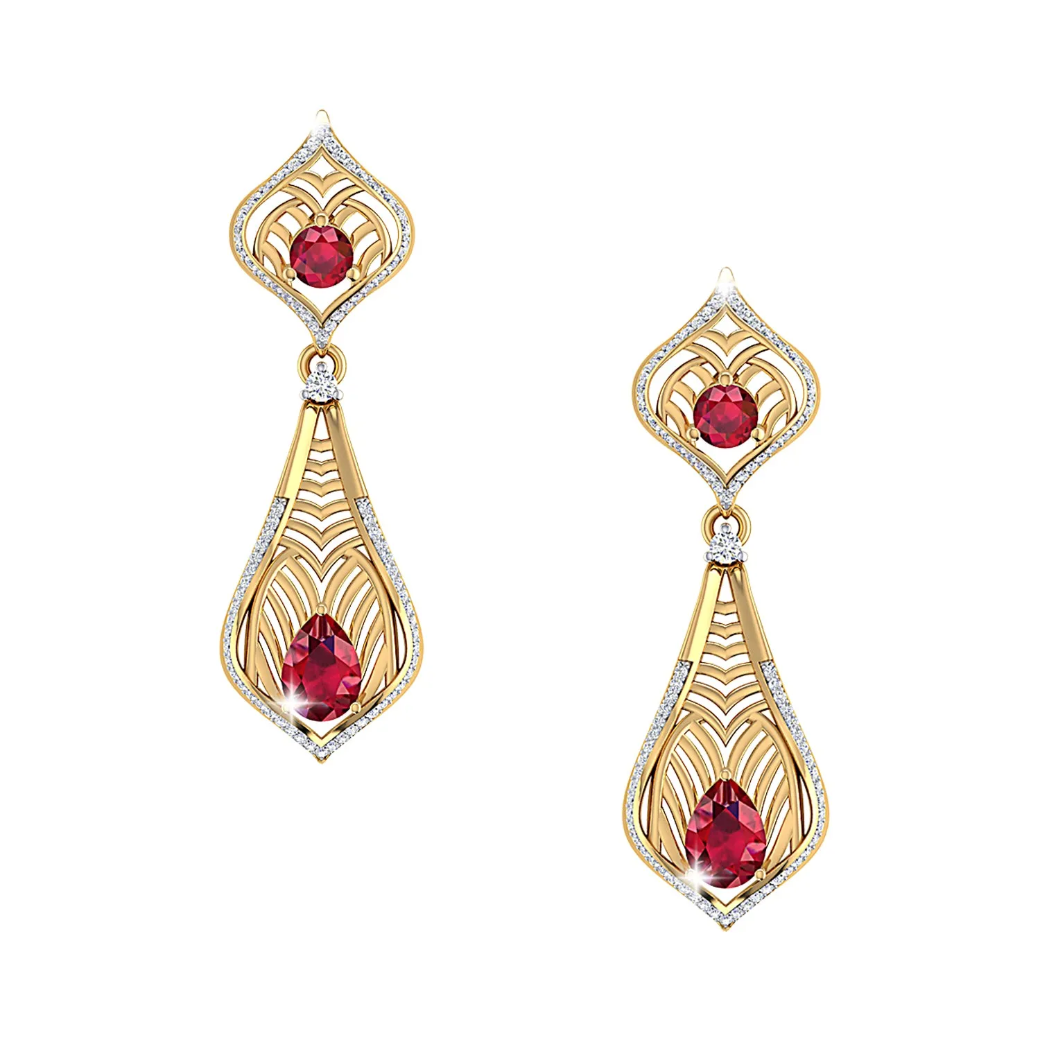 THE RUBY REGALIA EARRINGS