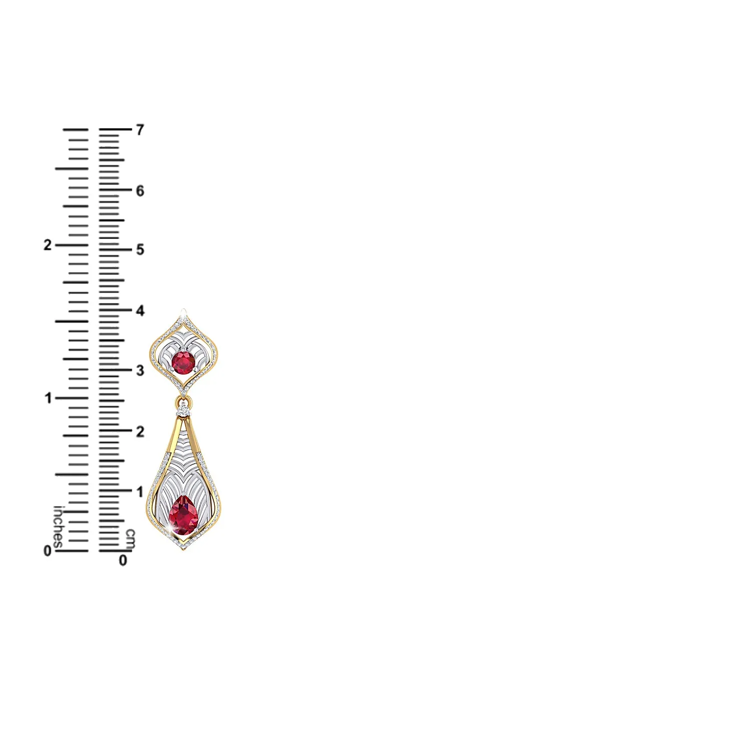 THE RUBY REGALIA EARRINGS
