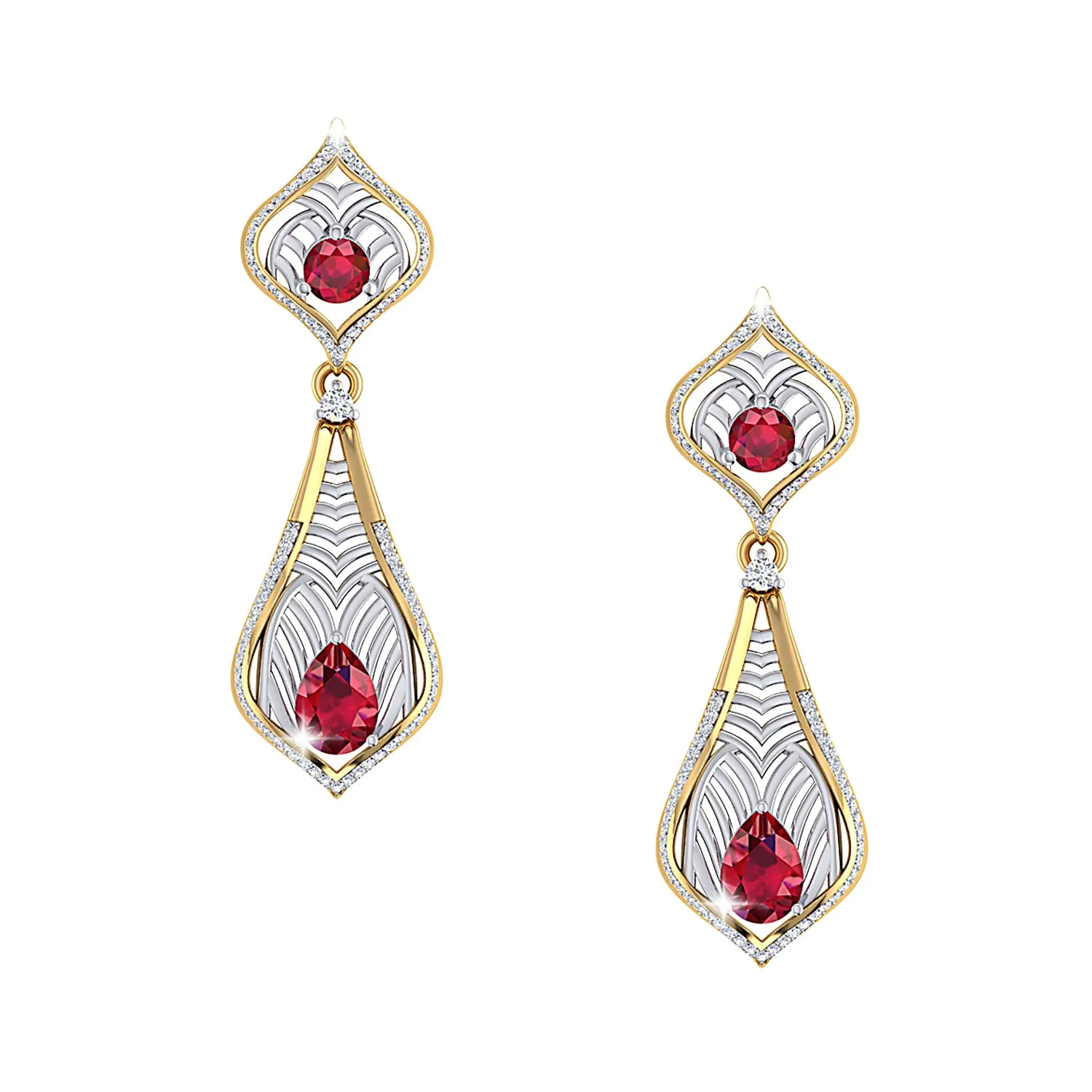 THE RUBY REGALIA EARRINGS
