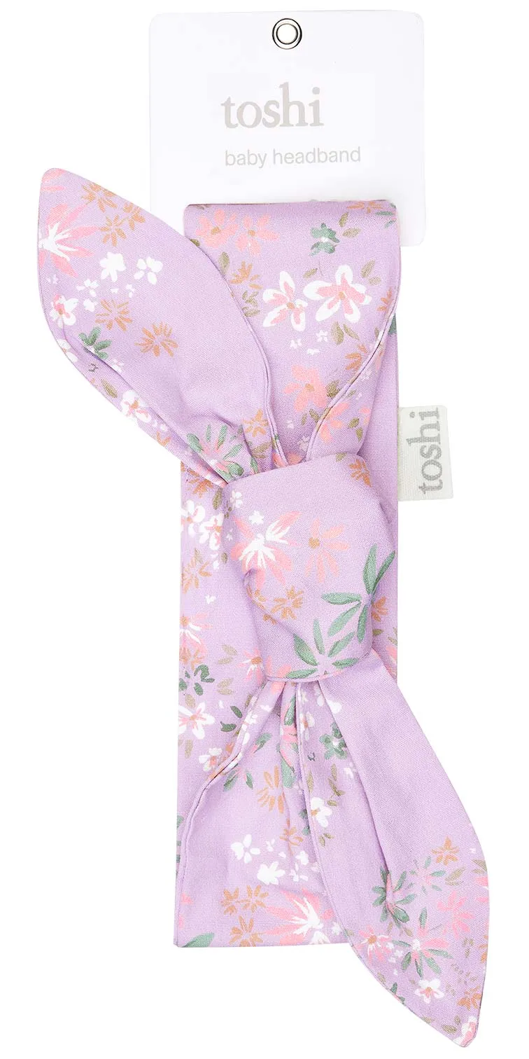 Toshi Baby Headband Athena Lavender